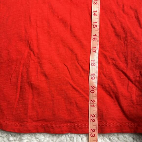 Boden 100% Cotton Pop of Color Lightweight 3/4 Sleeve Red Shirt Pocket M11 - Picture 7 of 10